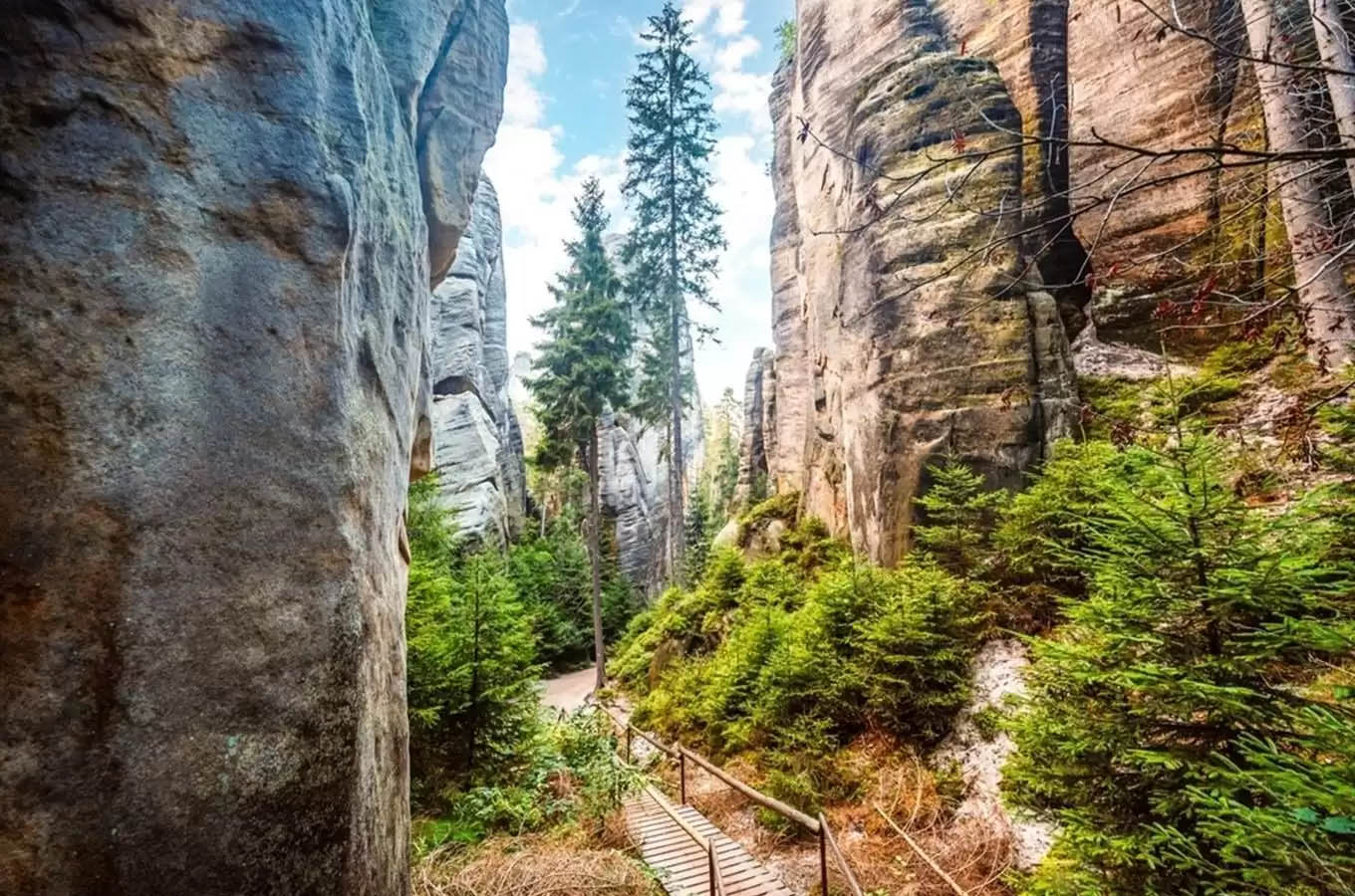Cyklotrasa Dolní Adršpach – Mierozsów – Meziměstí – Broumov – 25,5 km