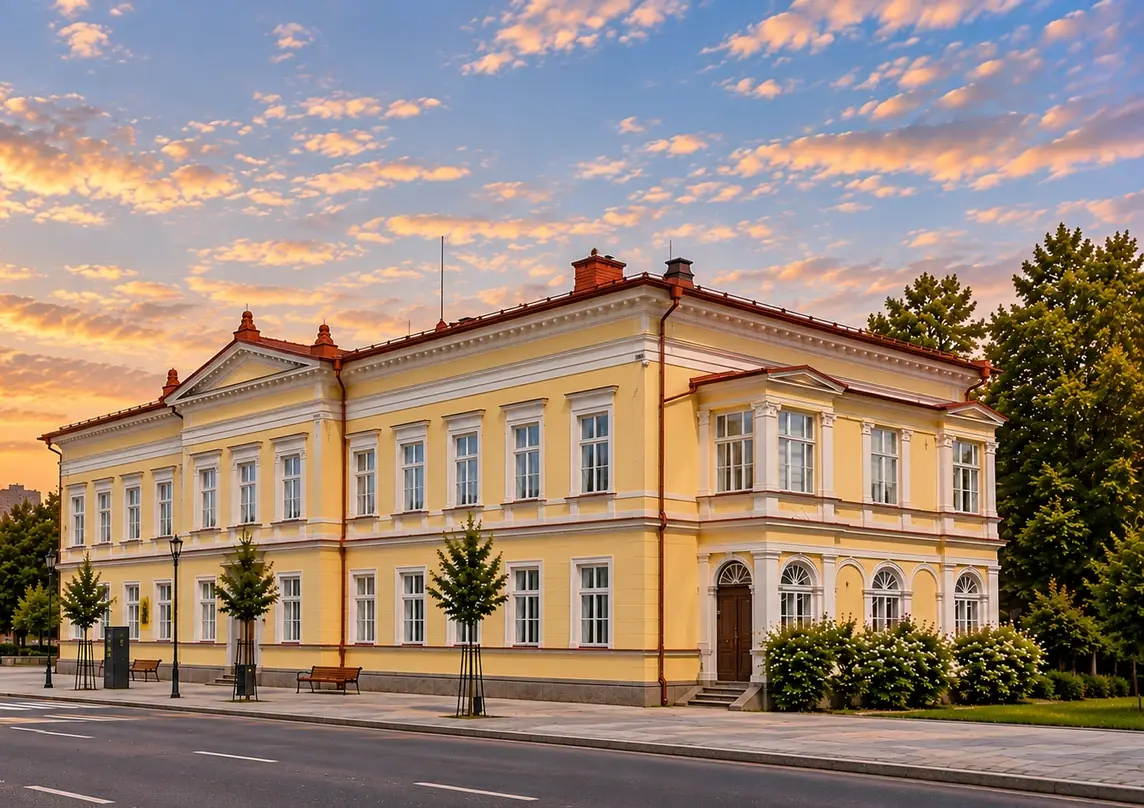Post office and offices in Broumov